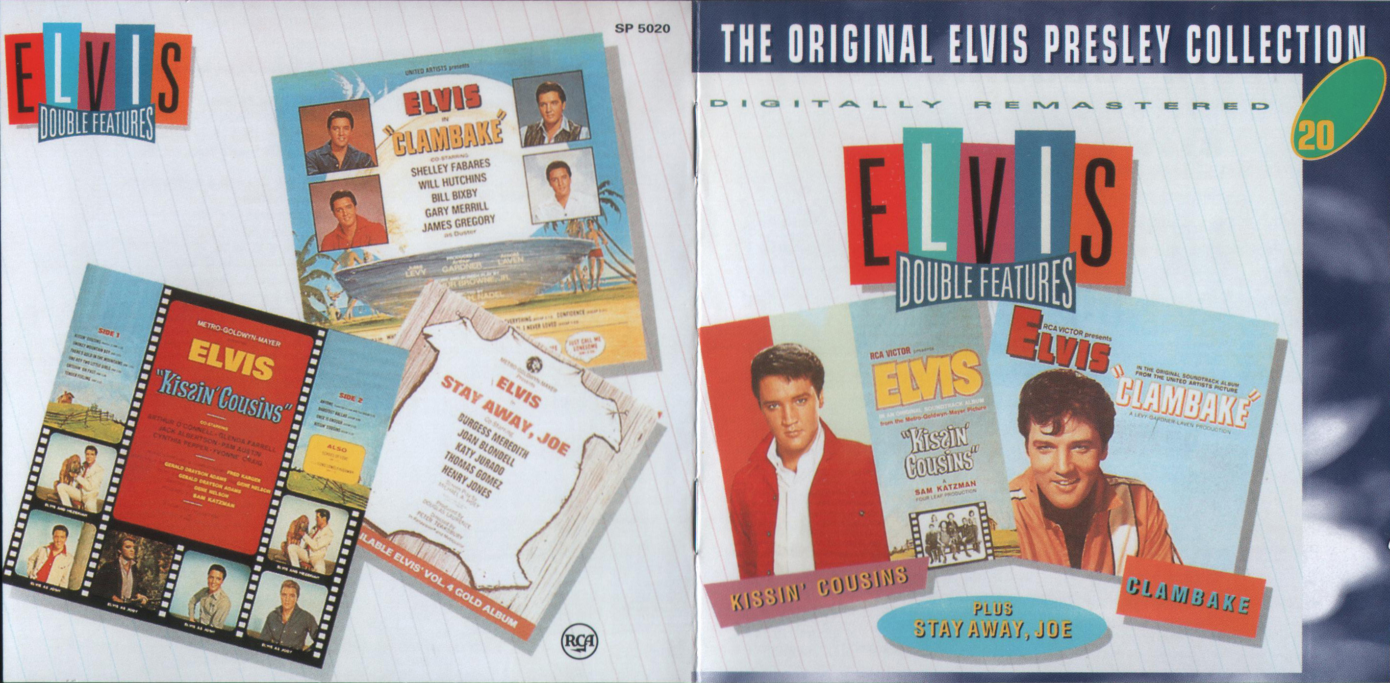 Elvis Presley  The Original Elvis Presley Collection 20; Kissin, Clambake, Stay Away : Booklet
